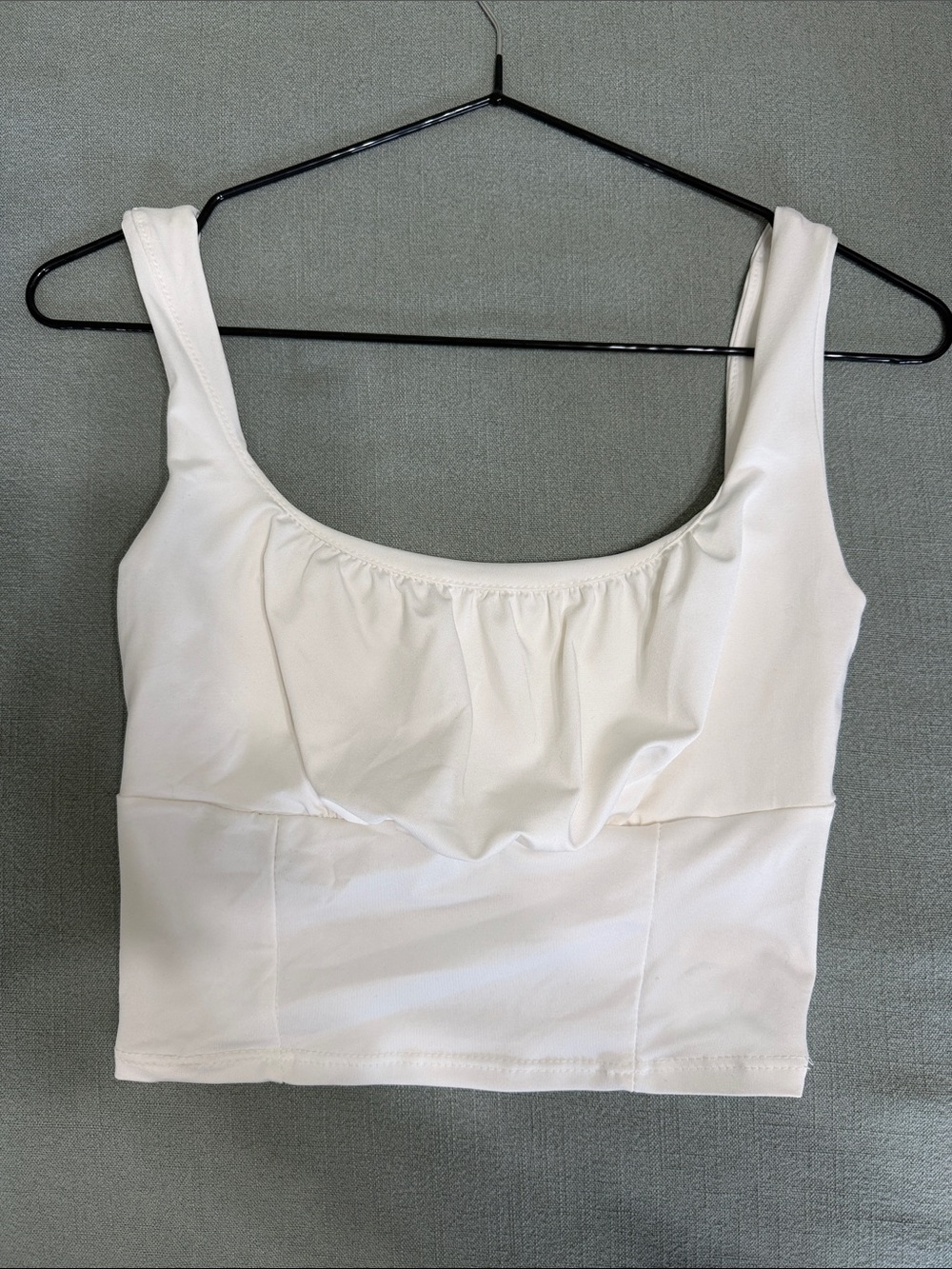 Live in the Moment White Crop Top - XS